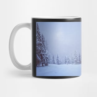 Peaceful Morning with Fresh Powder Snow Mug